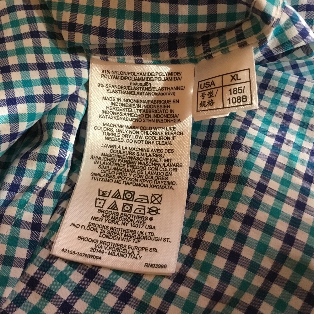 BROOKS BROTHERS MENS BUTTON DOWN SHIRT - Picture 5 of 5